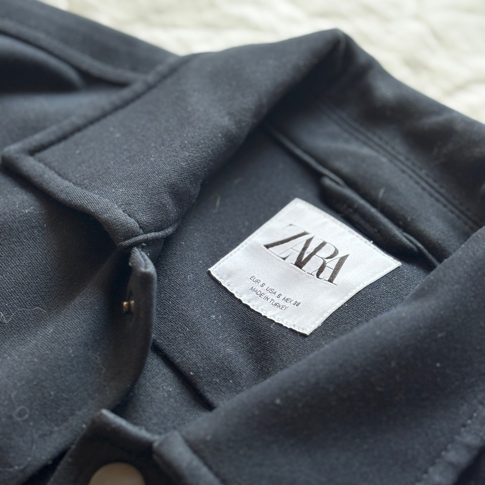 Zara Navy Blue Jacket - slim and professional